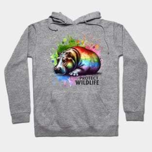 Hippo Protect Wildlife Hoodie